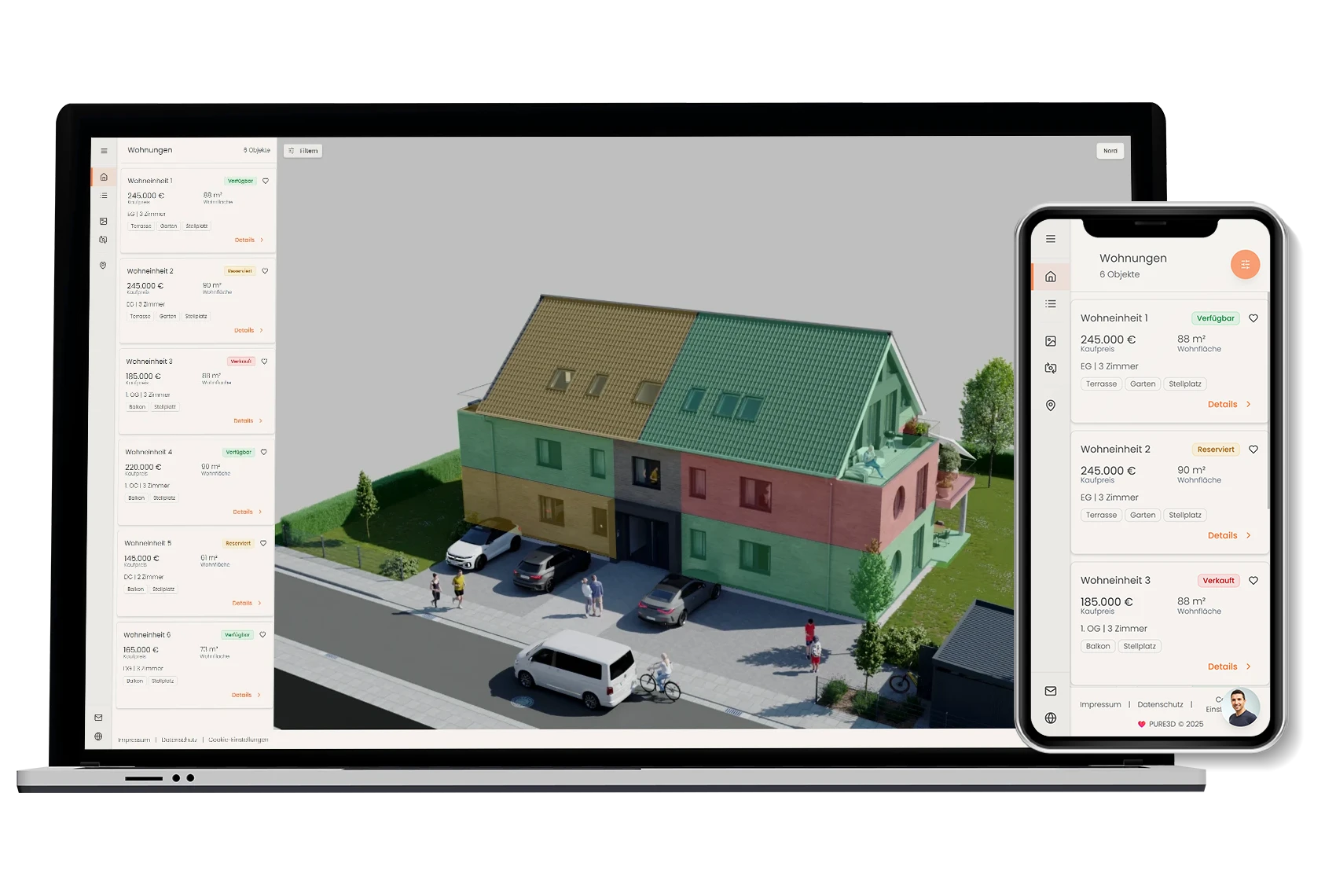 Flatfinder für bis zu zehn Wohneinheiten - Residential Use Case
