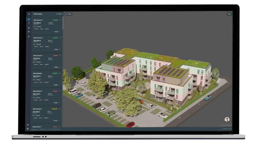Flatfinder für Projektentwickler und Bauträger Use Case - Urban